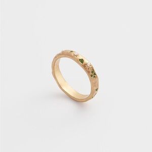 Four Leaf Clover & Pearl Ring